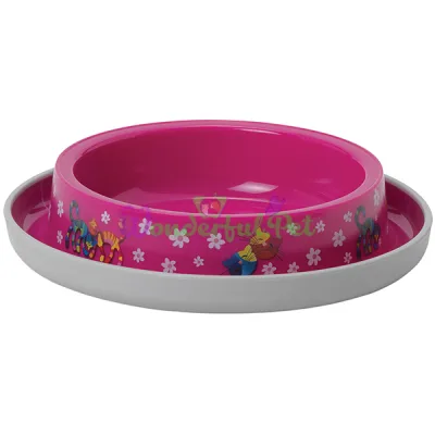 Миска для кошек Moderna Trendy Dinner Friends Forever МОДЕРНА ДРУЗЬЯ НАВЕКИ ярко-розовый 15.7x15.7x3.4 см 210 мл