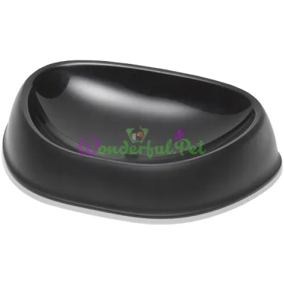 Миска для собак и кошек Moderna Sensibowl МОДЕРНА черный 19.8x15x4.9 см 200 мл