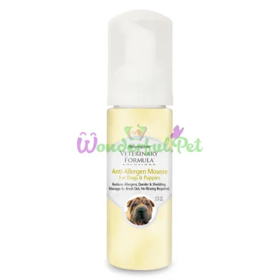 Veterinary Formula Anti-Allergen Mousse ВЕТЕРИНАРНАЯ ФОРМУЛА АНТИАЛЛЕРГЕННЫЙ МУСС ДОГ шампунь без воды для собак , 0.177 л.