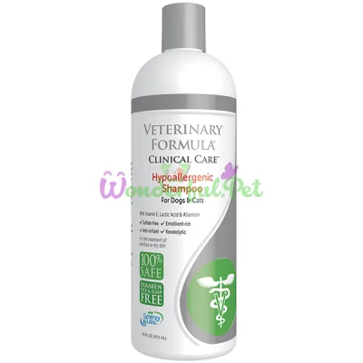 Veterinary Formula Clinical Care Hypoallergenic Shampoo ВЕТЕРИНАРНАЯ ФОРМУЛА ГИПОАЛЛЕРГЕННЫЙ шампунь для собак и котов , 0.473 л.