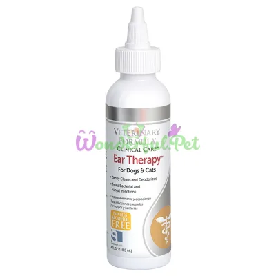 Veterinary Formula Ear Therapy ВЕТЕРИНАРНАЯ ФОРМУЛА терапия ушей ушные капли для собак и кошек , 0.118 л., 0.118 кг.