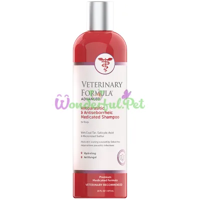 Veterinary Formula Advanced Antiparasitic Antiseborrheic Shampoo 473 мл