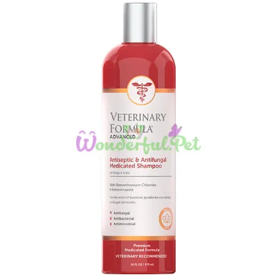 Лечебный шампунь Veterinary Formula Advanced Antiseptic Antifungal Shampoo 473 мл