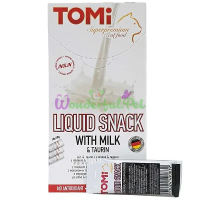 Лакомство TOMi Cat Liquid Snack Milk Taurin 10 г