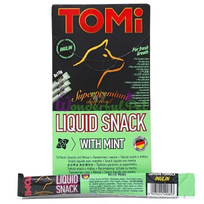 Лакомство TOMi Dog Liquid Snack Mint Inulin 15 г