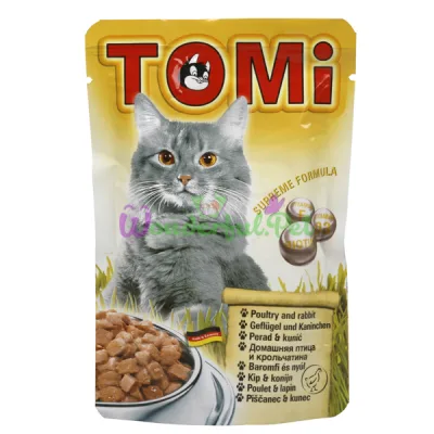 Влажный корм TOMi Cat Poultry Rabbit 100 г