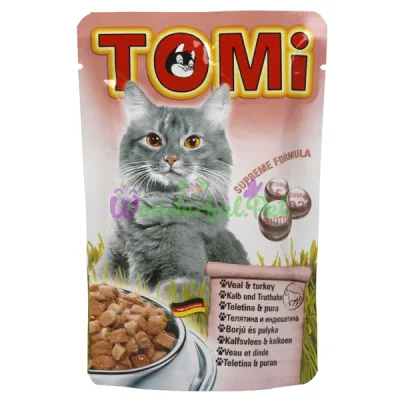 Влажный корм TOMi Cat Veal Turkey 100 г