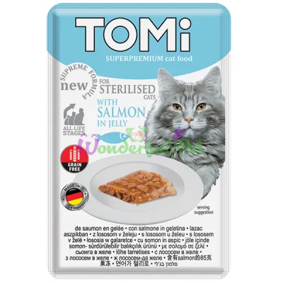 Влажный корм TOMi Sterilised Cat Salmon 85 г