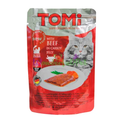 Влажный корм TOMi Cat Beef 100 г
