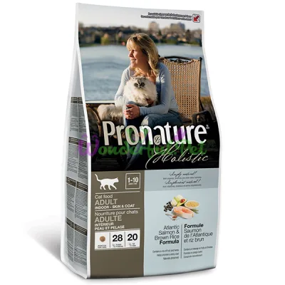 Сухой корм Pronature Holistic Cat Adult Atlantic Salmon Brown Rice 2.72 кг