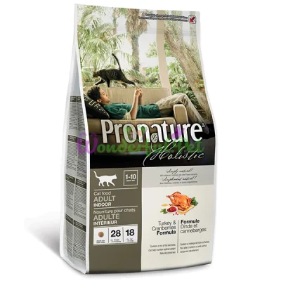 Сухой корм Pronature Holistic Cat Adult Turkey Cranberries 2.72 кг