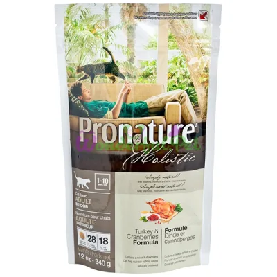 Сухой корм Pronature Holistic Cat Adult Turkey Cranberries 340 г