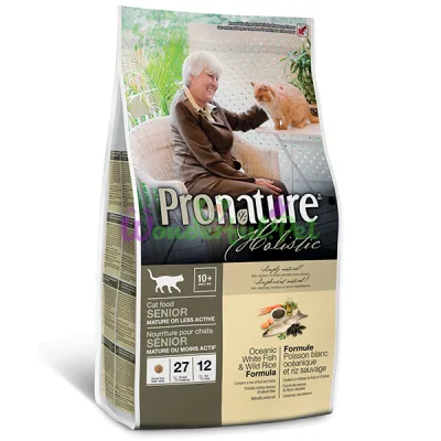 Сухой корм Pronature Holistic Cat Oceanic White Fish Wild Rice 2.72 кг