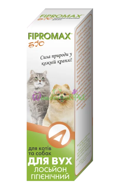 Лосьйон-спрей FIPROMAX БИО д вух гигиенични для кошек и собак 30мл - 10шт уп