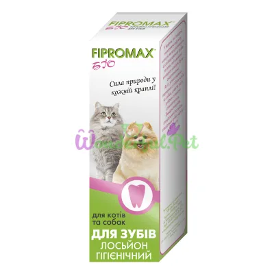 Лосьйон-спрей FIPROMAX БІО д зубів гігієнічні ,для котів і собак 30мл - 10шт уп