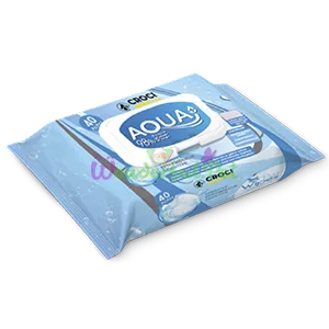 Серветки гігієнічні для котів SENSITIVE AQUA+ 40 шт