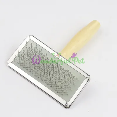 Pukhnastyky Wooden Slicker Brush Medium, 9x12.5 cm