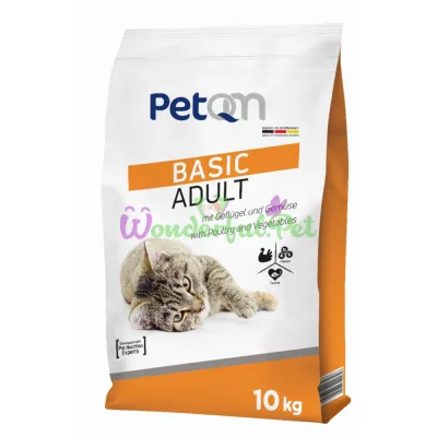 Сухой корм PetQM Cat Basic Adult Poultry 10 кг