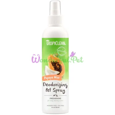 Одеколон спрей для собак Tropiclean Papaya Mist 236 мл