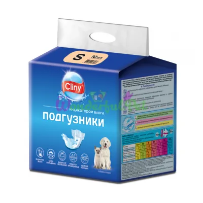 Подгузники Cliny S 3-6 кг 10 шт
