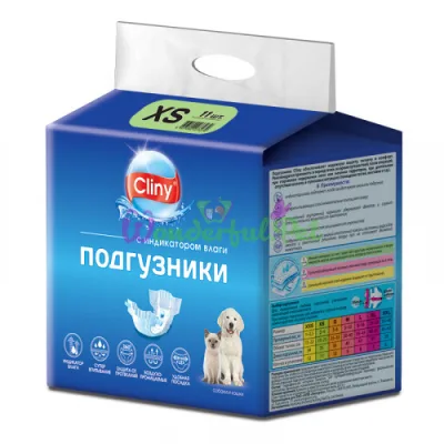 Подгузники Cliny XS 2-4 кг 11 шт