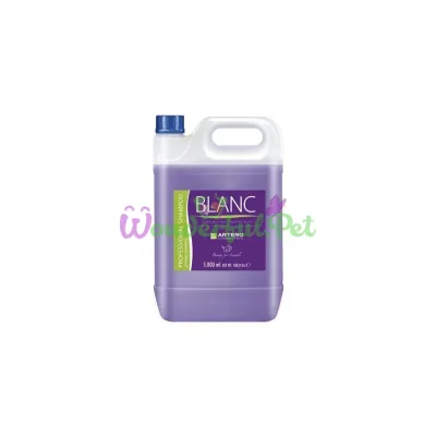Шампунь Artero Shampoo Blanc 1:3 для белой и черной шерсти собак и кошек 5 л