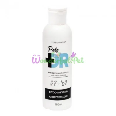 Shampoo VetBio Dr. Pets VetLine phytosphingosine chlorhexidine 150 ml