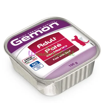 Паштет GEMON CAT WET Adult Beef 100 г