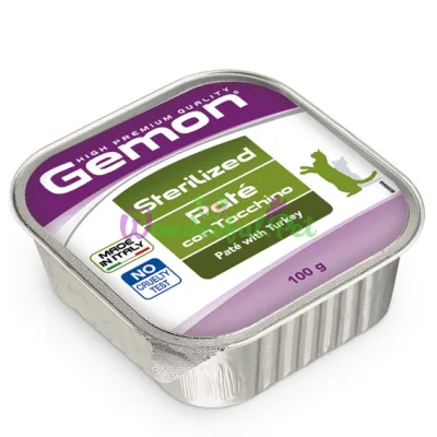 Паштет GEMON CAT WET Sterilized Turkey 100 г