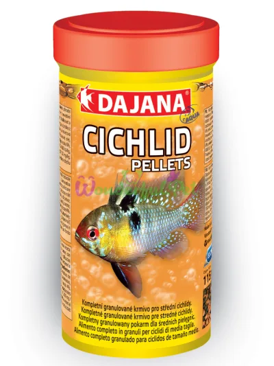 CICHLID PELLETS (250мл 115гр) Корм для великих та середніх цихлідів в гранулах (6шт уп)
