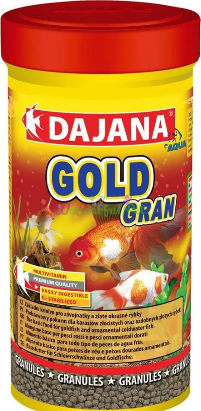 GOLD GRAN (100мл 50гр) Корм для золотих карасів та декорат. рибок у гранулах (12шт уп)