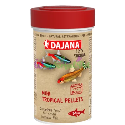 Корм для рыб DAJANA MINI TROPICAL PELLETS 10 л 2 кг