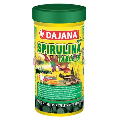 SPIRULINA Tablets (100мл 50гр) Корм для всих риб с спирулина в таблетках. (12шт уп)
