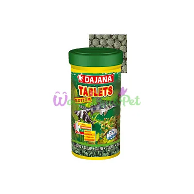 TABLETS Bottom (100мл 50гр)Спец. корм для донних риб в таблетках. (12шт уп)