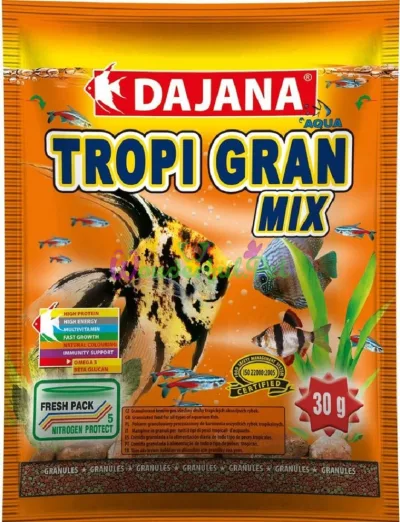 TROPI GRAN BASIC (80 мл, 30 г) гранульований корм для всіх видів акваріумних риб (25 шт уп)