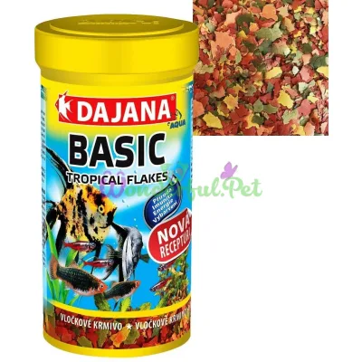 TROPICA BASIC (250мл 50гр) комплексний корм в пластивцях для всих видив риб (6шт уп)