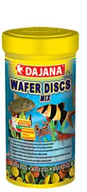 WAFER DISCS mix (100м 40гр) Корм для всіх видів кольорових донних риб в чіпсах. (12шт уп)