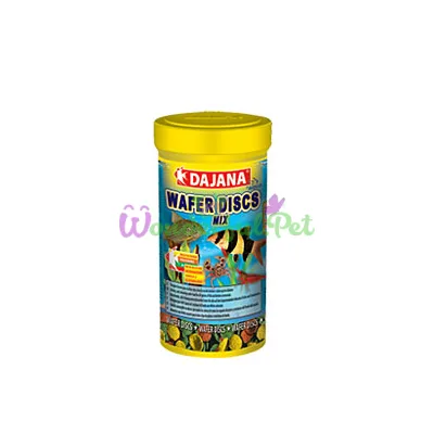 WAFER DISCS mix (100м 40гр) Корм для всех видов цветных донных рыб в чипсах. (12 шт уп)