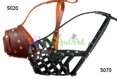 Before Mesh Muzzle Size 1 for Pitbull, Black