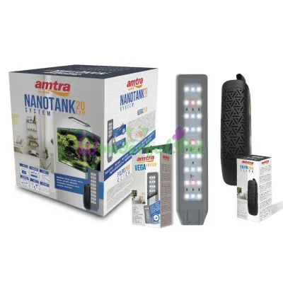 Аквариум AMTRA NANOTANK CUBO SYSTEM 60, панор-ний, 60л, 38x38x43 см