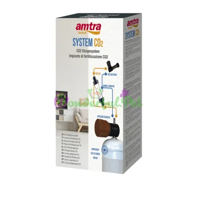 Система CO2 AMTRA CO2 SYSTEM, SET (балон 500гр, редуктор, личильник бульбашок., Дифузор.)