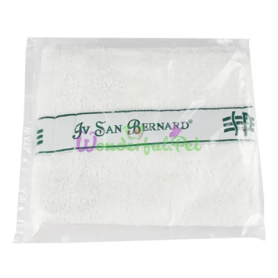 Iv San Bernard White Grooming Wrap Towel, Size S
