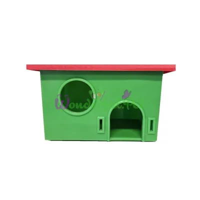 Plastic Hamster House 16x11x8 cm