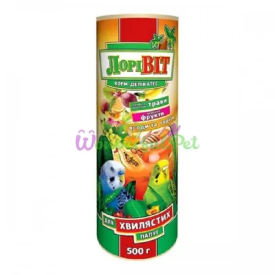 LoriVit Delicacy Food for Budgerigars 500 g