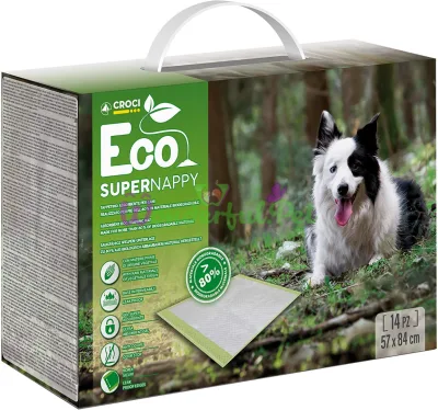 Пелюшки Croci Super Nappy ECO 84х57 см, 14 шт