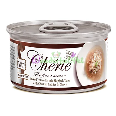 Влажный корм Pettric Cherie Cat Yellowfin Tuna Chicken 80 г
