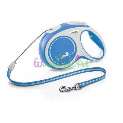 Рулетка FLEXI New Comfort Blue M Cord 8 м 20 кг