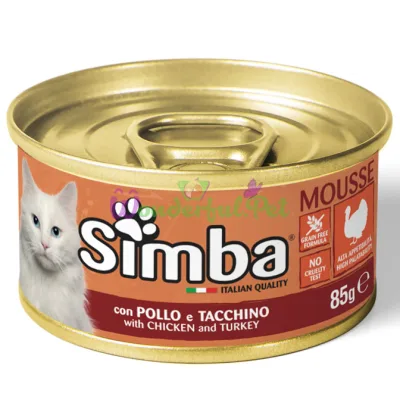 Вологий корм Monge Simba Cat Wet Chicken Turkey 85 г