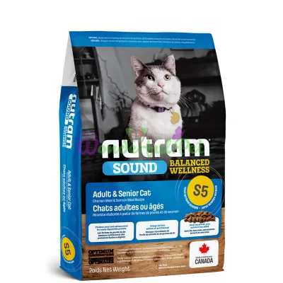 Сухой корм Nutram S5 Sound Balanced Wellness Cat 20 кг