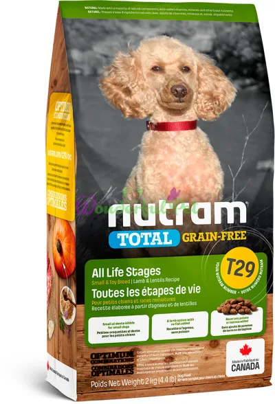Сухой корм Nutram T29 Total Grain-Free Lamb Lentils Dog 2 кг